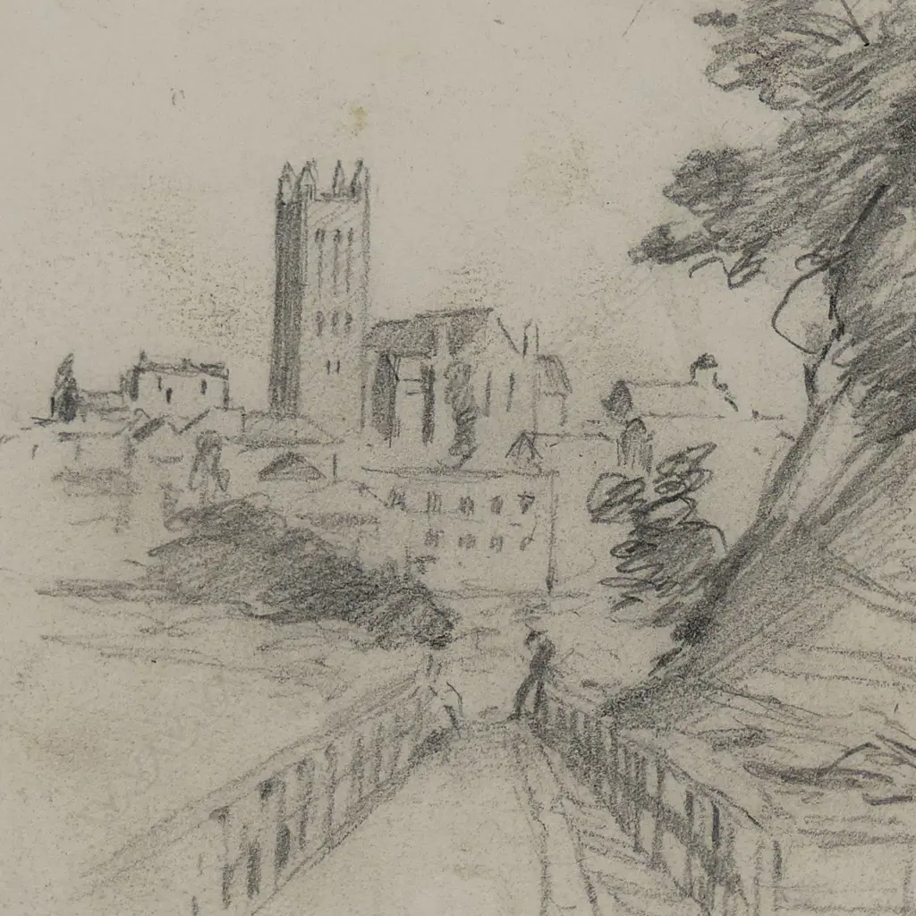 A Trevor Lloyd pencil sketch Image 1++