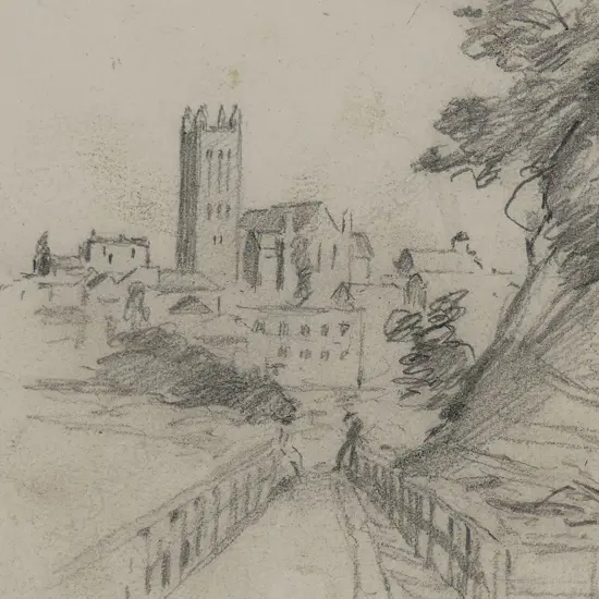 A Trevor Lloyd pencil sketch