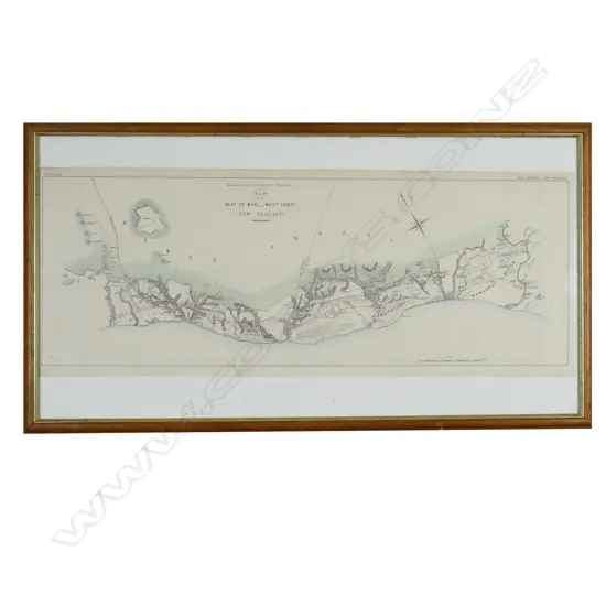 A 'Map of the Seat of War.- West Coast. New Zealand'