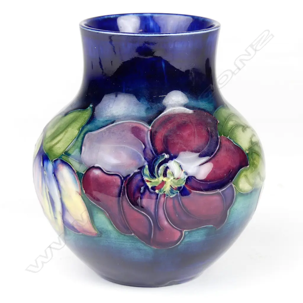 A Walter Moorcroft anemone vase Image 1++