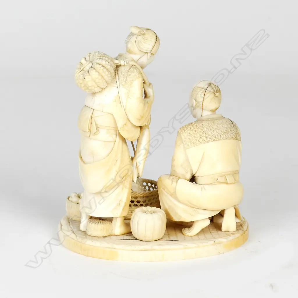 A Japanese Meiji period ivory okimono Image 1++