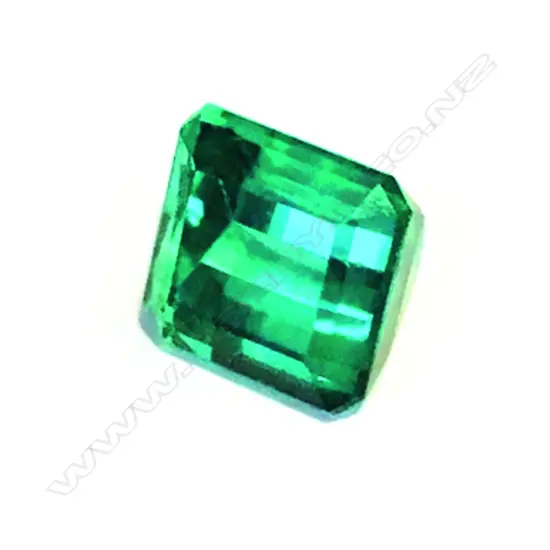 A 4.36ct emerald cut tourmaline