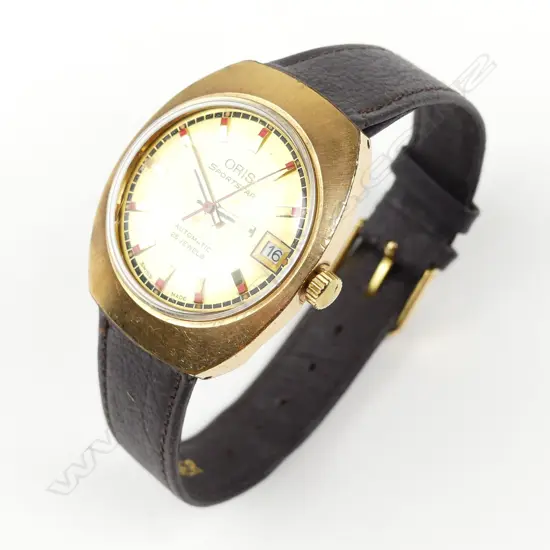 A vintage Oris Sportstar automatic wristwatch
