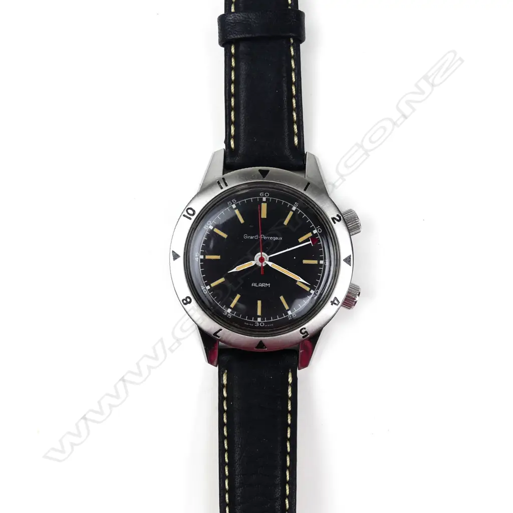 A Girard-Perregaux mechanical alarm wristwatch Image 1++