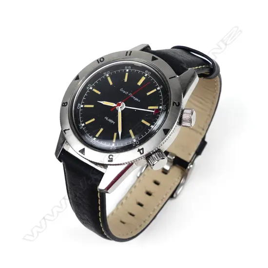 A Girard-Perregaux mechanical alarm wristwatch