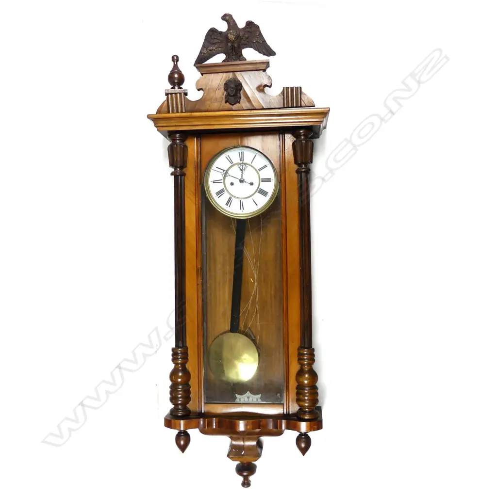A Vienna regulator wall clock Image 1++