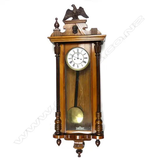 A Vienna regulator wall clock