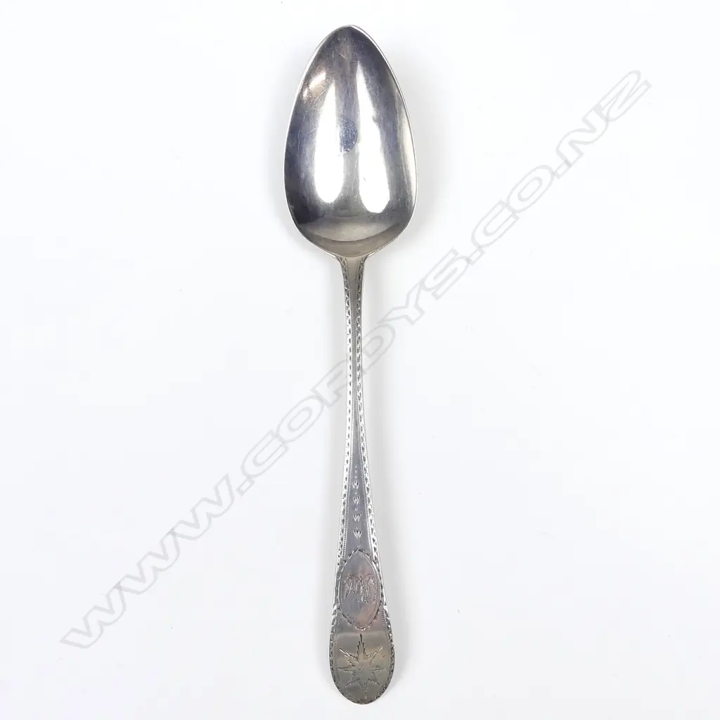 A George III Irish silver tablespoon Image 1++