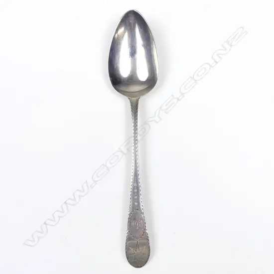 A George III Irish silver tablespoon