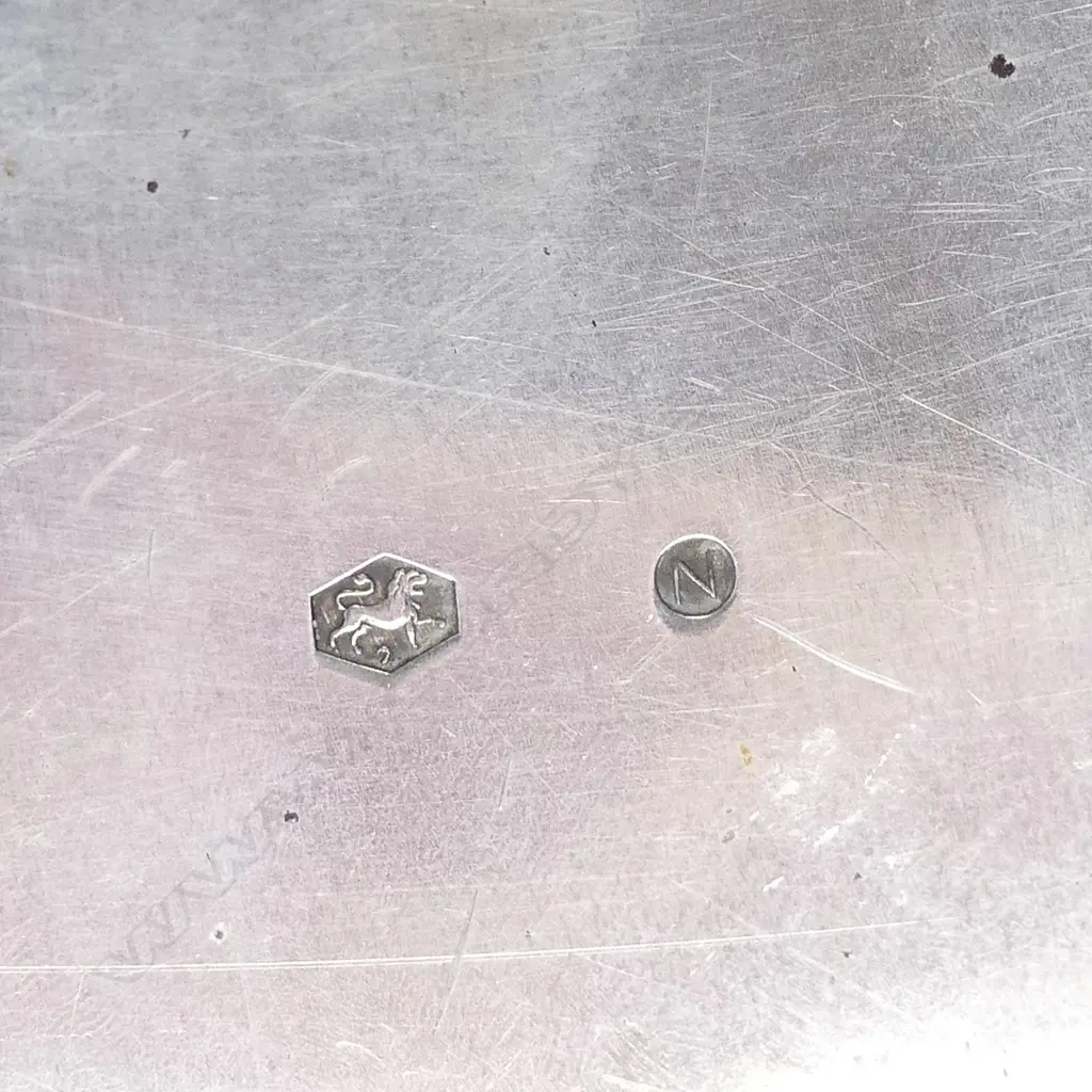 A Dutch silver gallery tray Image 1++