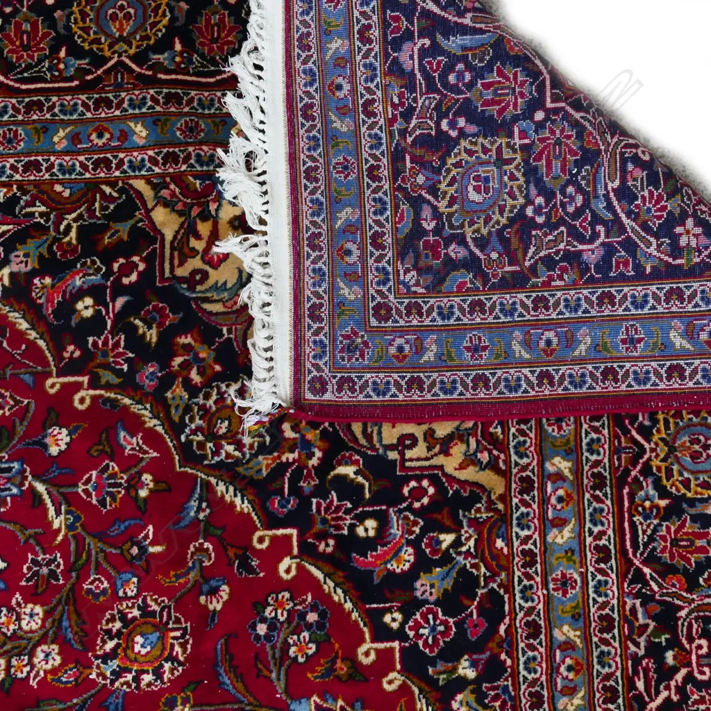 A very large hand knotted Persian Kashan carpet Image 1++