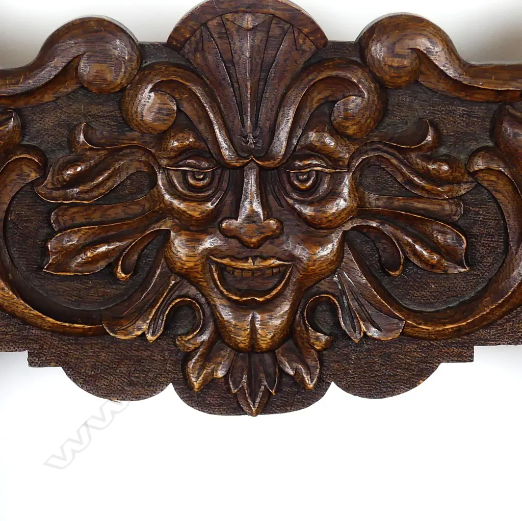 A Victorian oak curule chair Image 1++