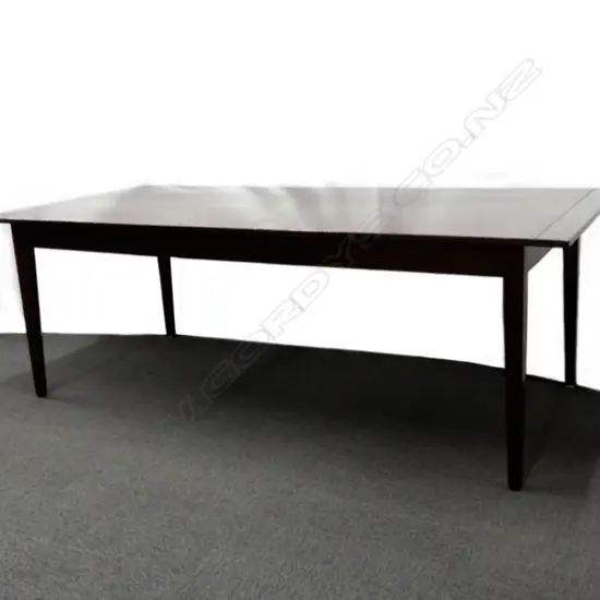 A French provincial style oak dining table