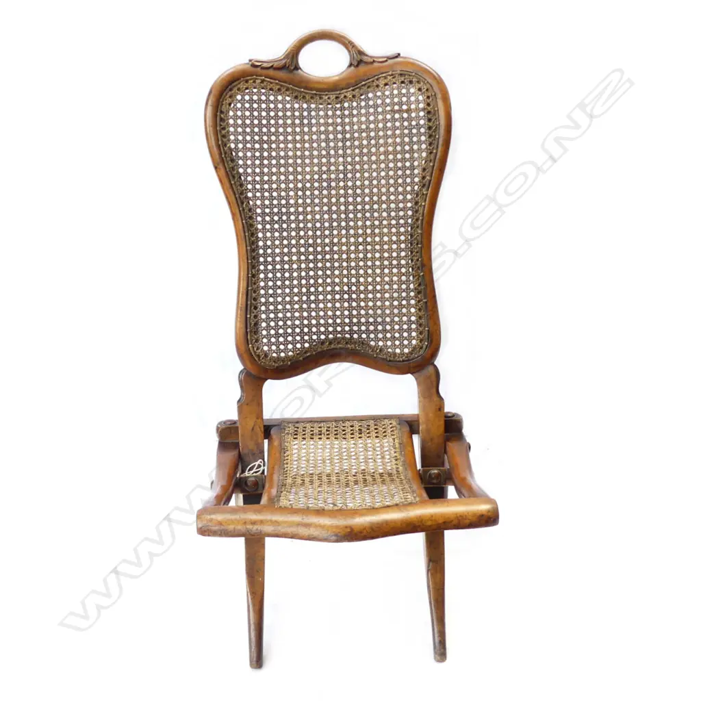An Edwardian folding steamer chair Image 1++