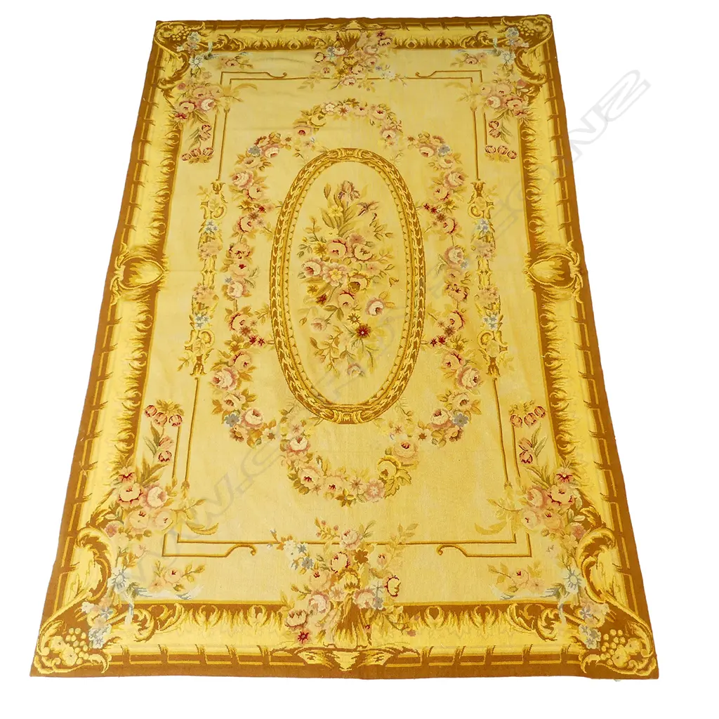 A French Aubusson tapestry wall hanging Image 1++
