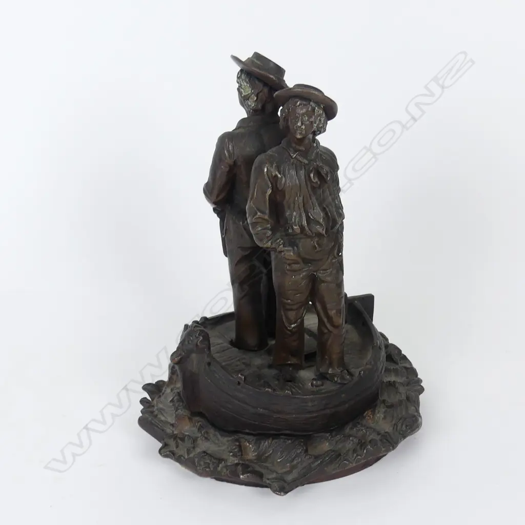 A Victorian nautical themed bronze Image 1++