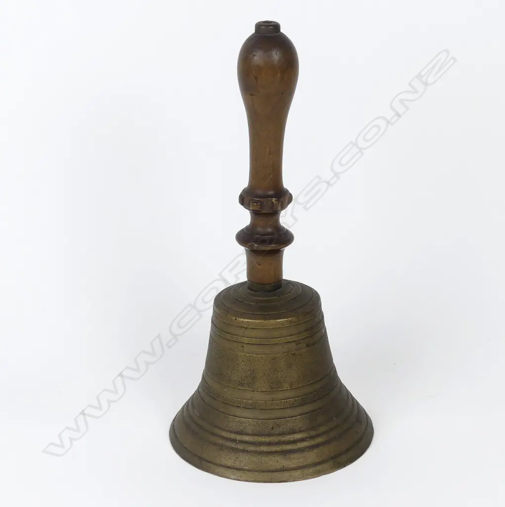 A vintage brass school bell Image 1++