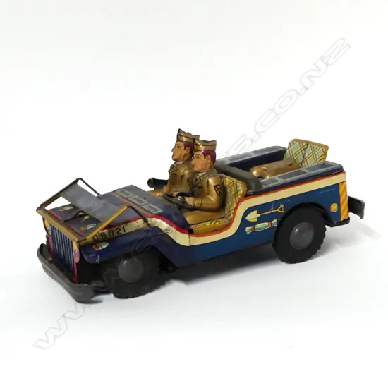 A Japanese tinplate 'Commander Jeep'