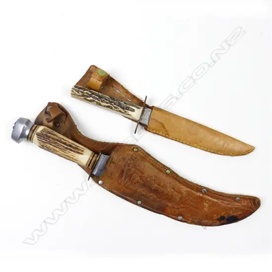 Two hunting knives
