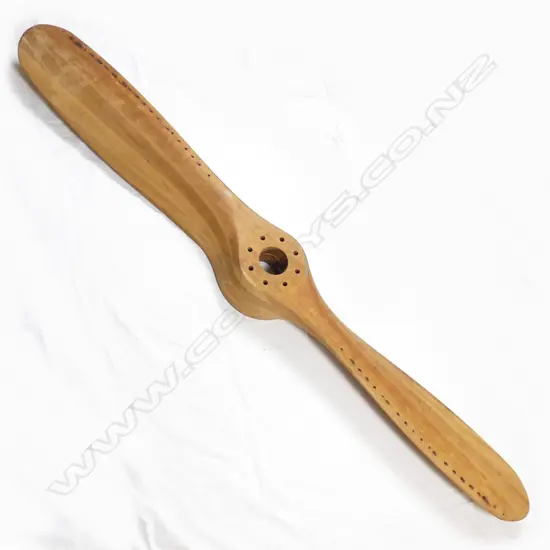 A c1930 wooden Gipsy Moth propeller