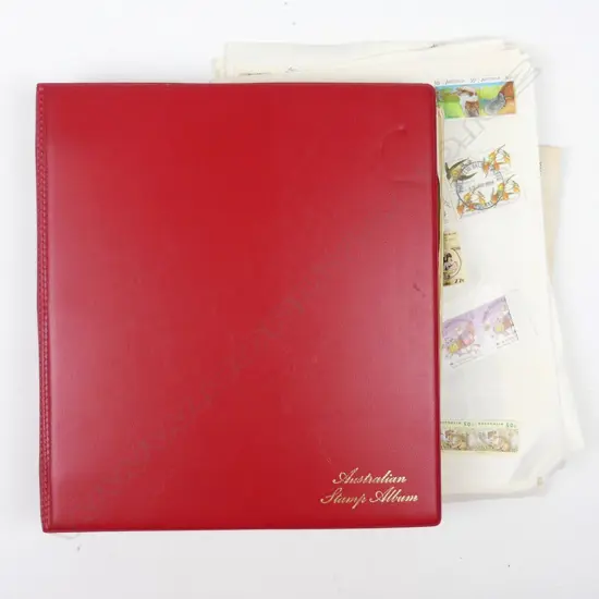 A large and various album of Australian stamps