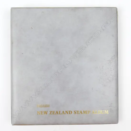 The Premier N.Z. Stamp Album with collection included