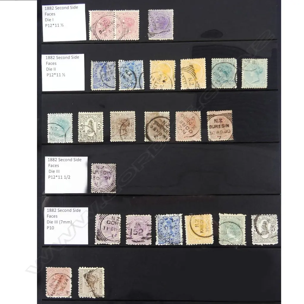 Two albums of rarer N.Z. early stamps Image 1++