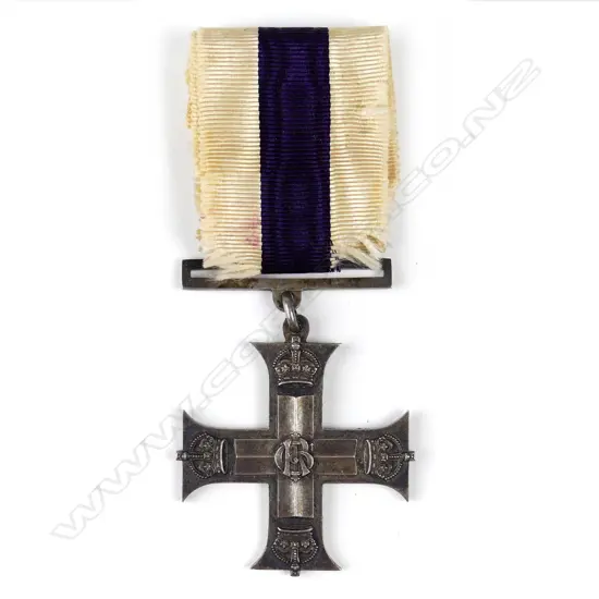 A rare WWI Military Cross and service medal