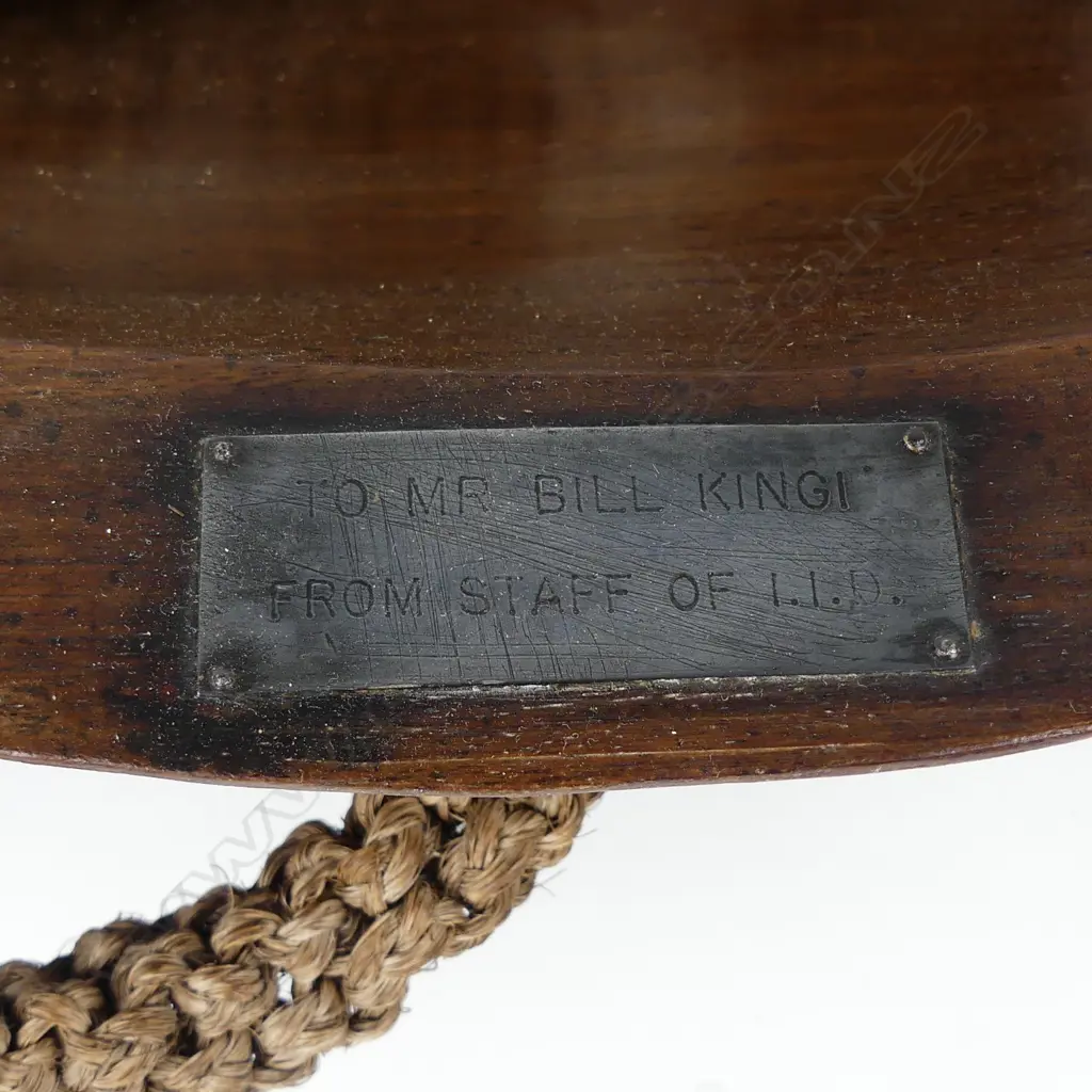 An old Fijian hardwood kava bowl Image 1++