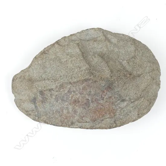 An ancient aboriginal stone hand axe