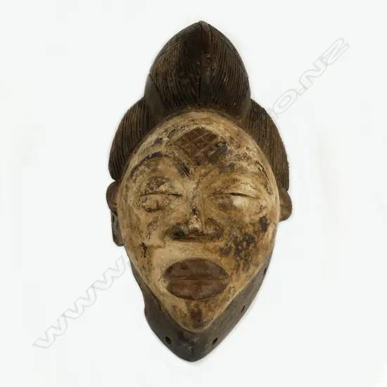 An African Gabon tribal Punu spirit mask