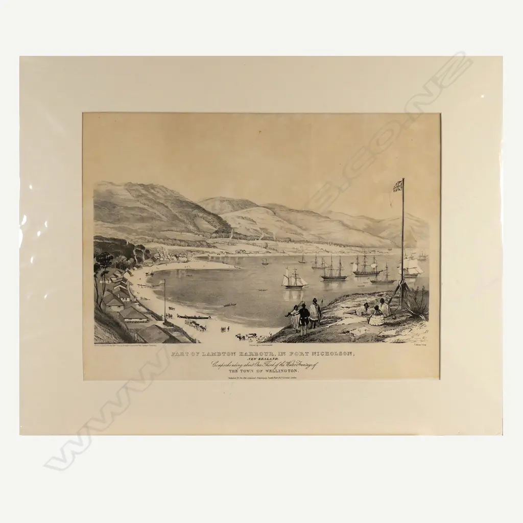A scarce early black and white lithograph after Charles Heaphy 1841 Image 1++