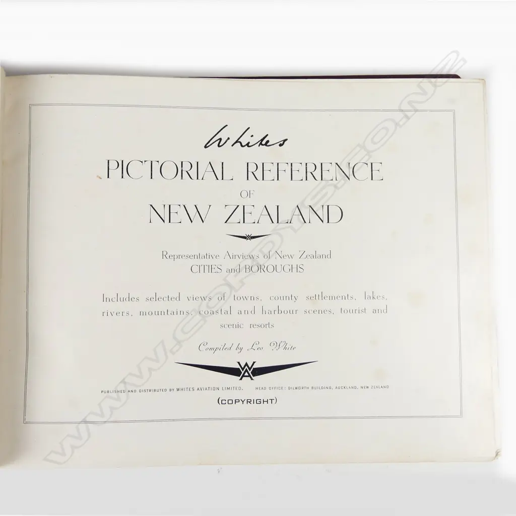 A copy of Whites Pictorial Reference of NZ Image 1++