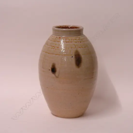 Len Castle Crum Brickworks salt glazed vase