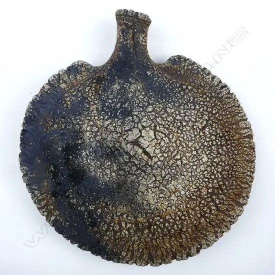 Len Castle hanging discoid form wall vase