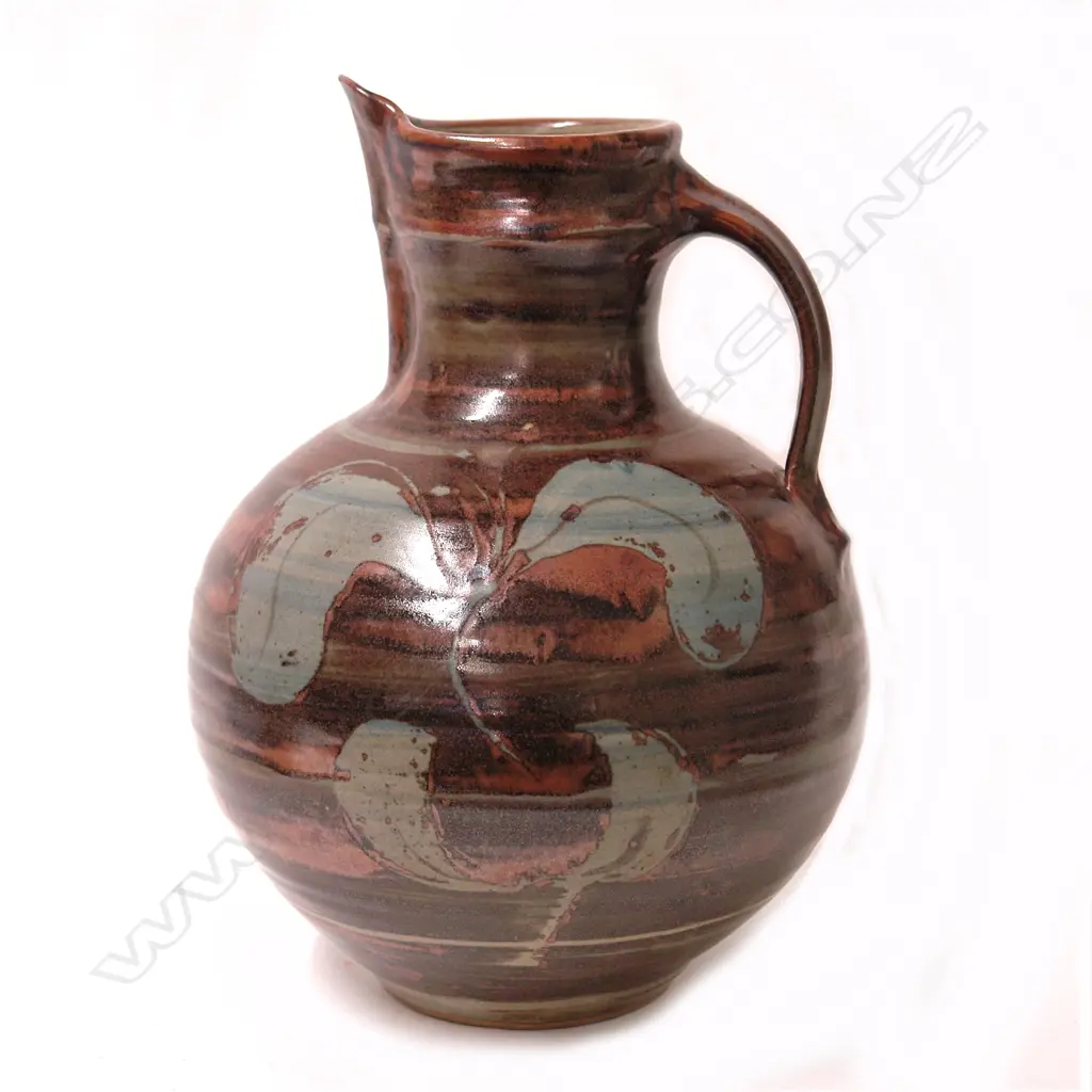 Crewenna Pottery large ale jug Image 1++