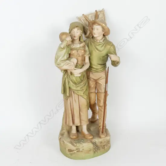 A Royal Dux figure group modelled by Alois Hampel