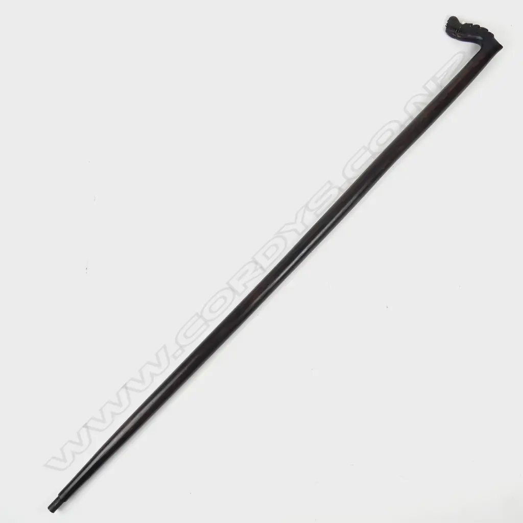 A vintage Chinese rosewood walking stick Image 1++