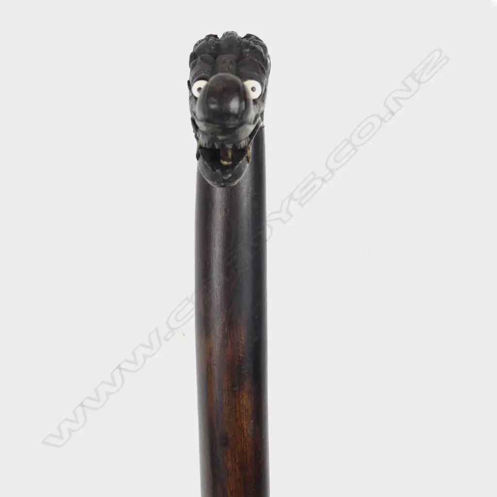 A vintage Chinese rosewood walking stick Image 1++