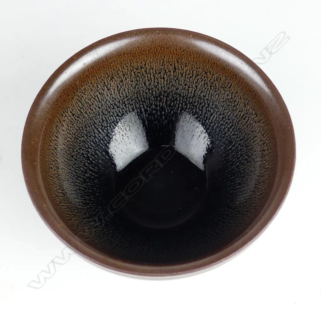 A Chinese hare's fur glazed bowl Image 1++