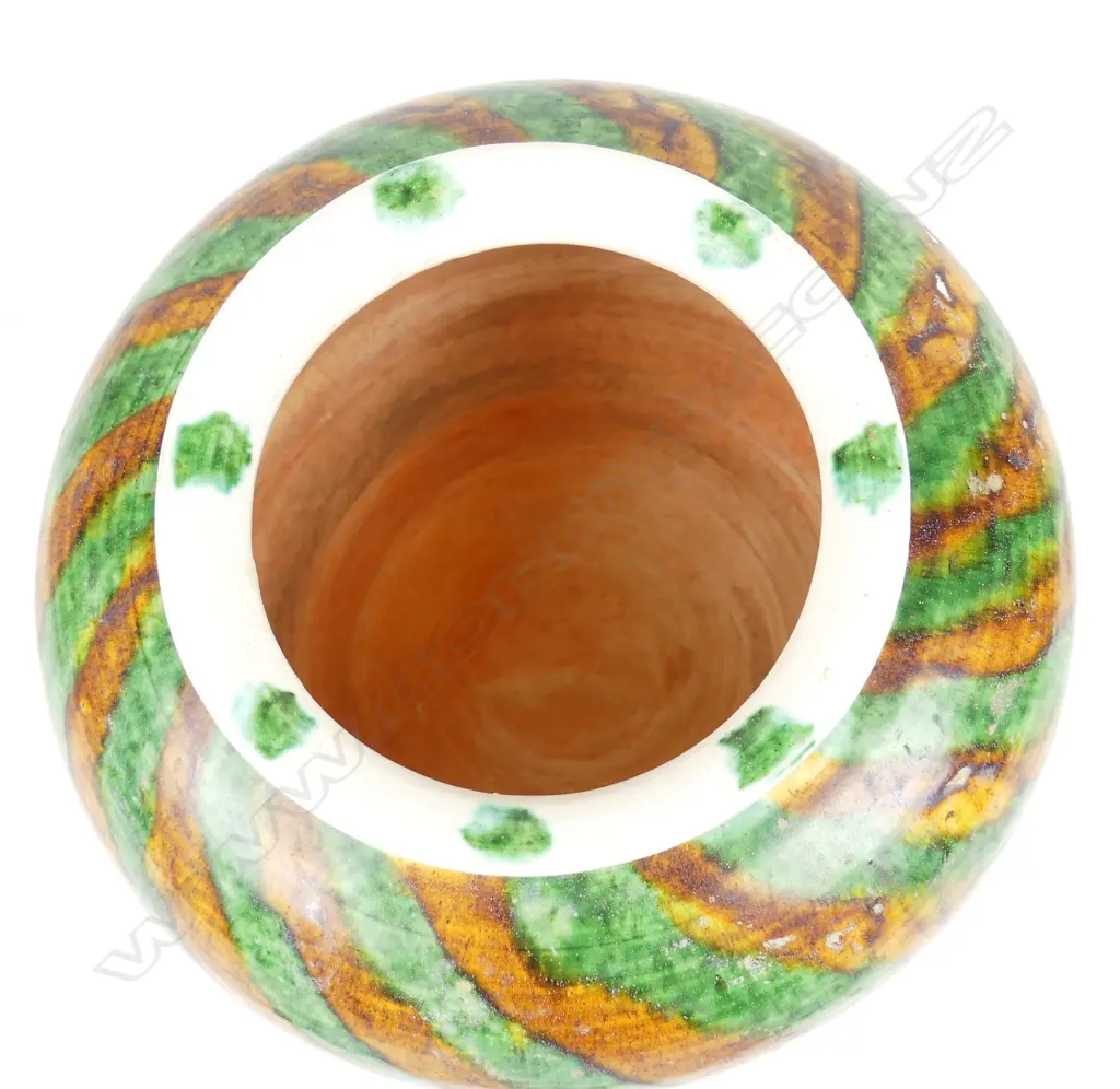 A quality Tang-style Sancai glazed jar Image 1++