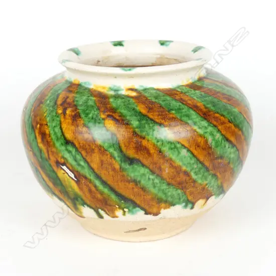 A quality Tang-style Sancai glazed jar