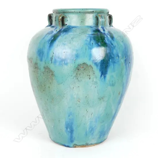 An old Chinese Jun glazed jar
