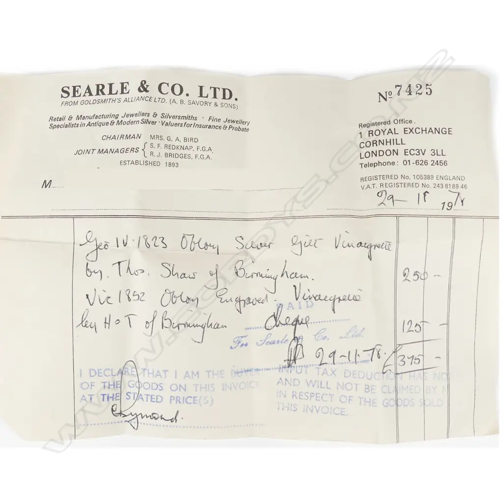 A Victorian silver vinaigrette Image 1++