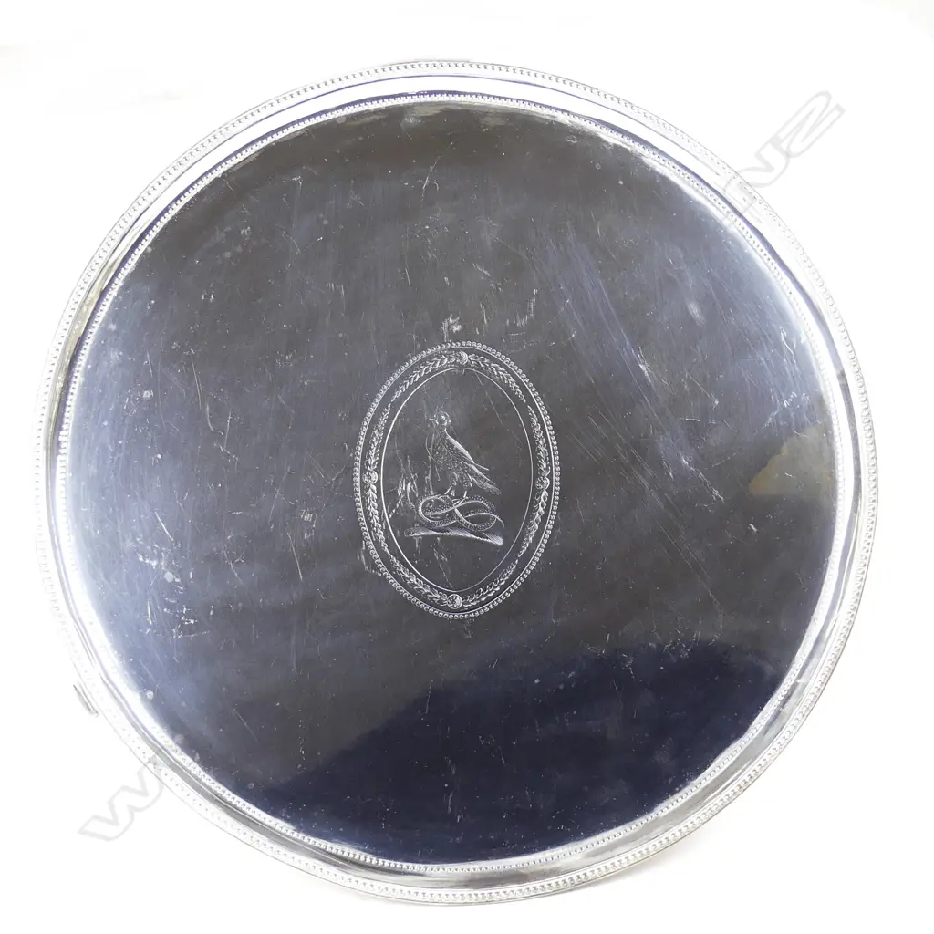 A George III silver salver Image 1++