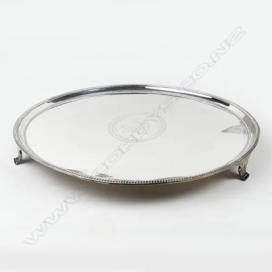 A George III silver salver