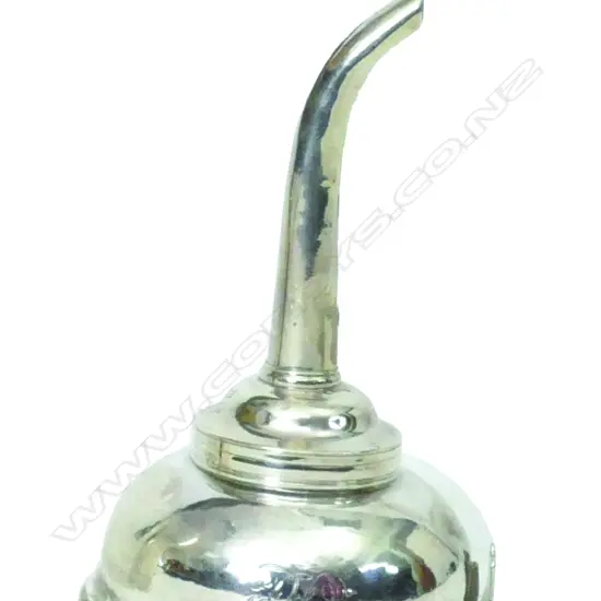 A George III silver wine funnel