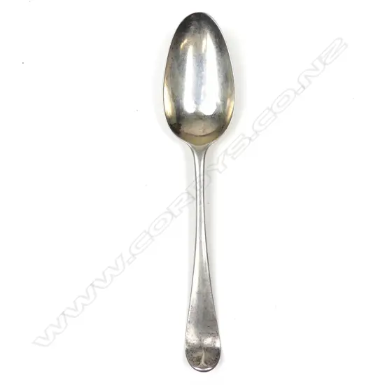 A George III silver tablespoon