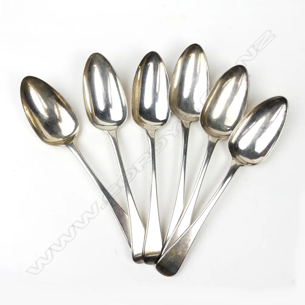 A set of George III silver tablespoons Image 1++