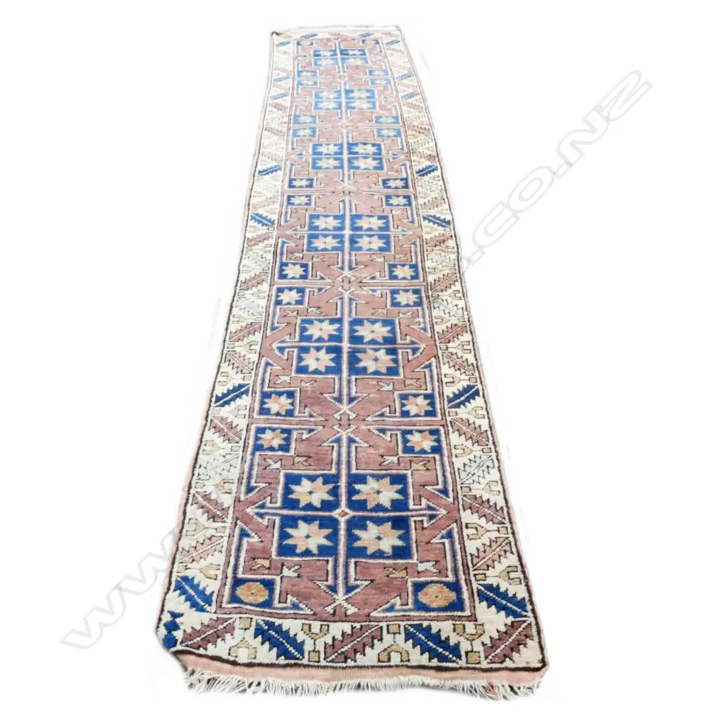 A Turkish hand knotted runner Image 1++